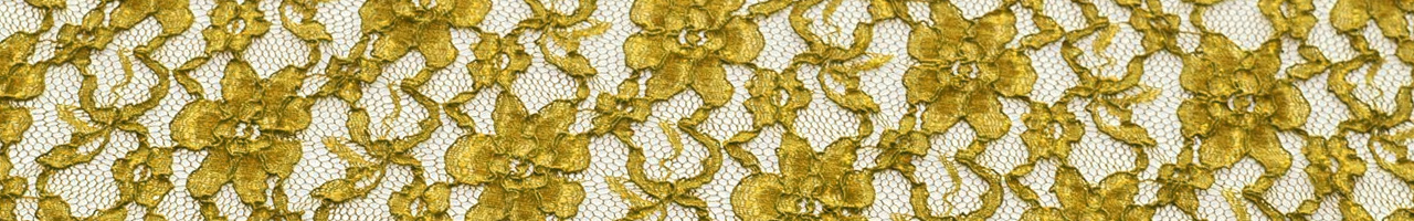 Ткань Гипюр золотой